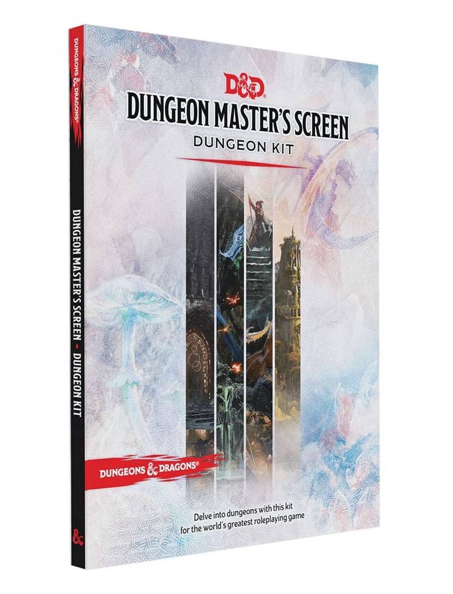 Dungeons & Dragons Dungeon Master-skjermsett med fantasykunst